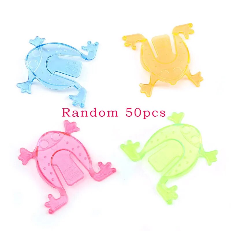 Mini Transparent 50/20/10Pcs Jumping Frogs Toys childrensterritory