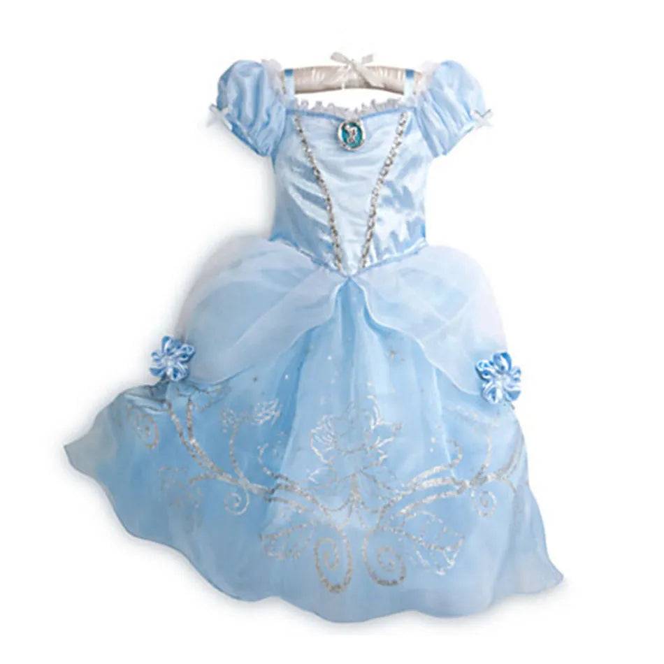 Kids Girls Disney Princess Dresses for Halloween Christmas childrensterritory