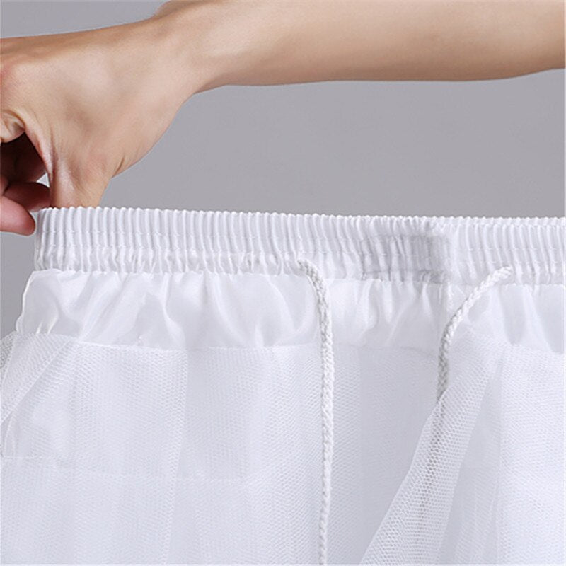3 Layered Underskirt for Girls Dress in White or Black childrensterritory