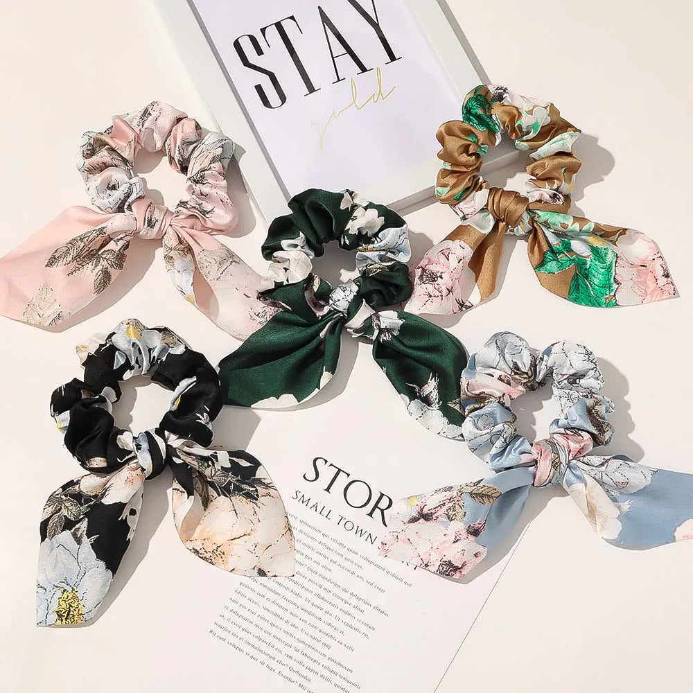 Elastic Ribbon Bow Hair Band for Girls