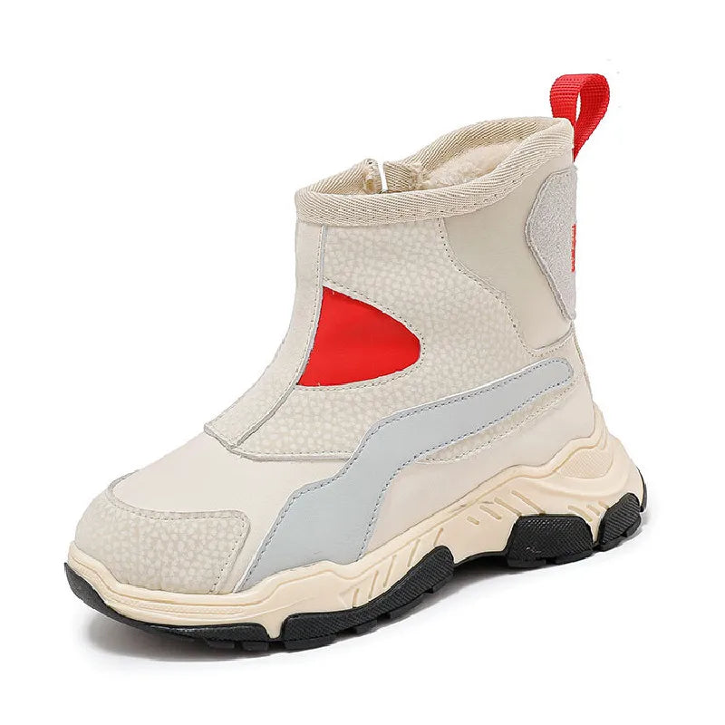 Kids Boys Warm Waterproof Sports Snow Boots childrensterritory