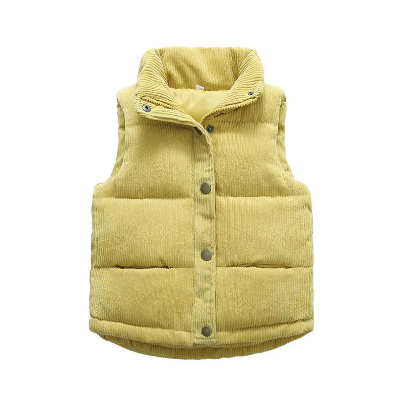 Warm Thick Cotton Waistcoat for Kids childrensterritory