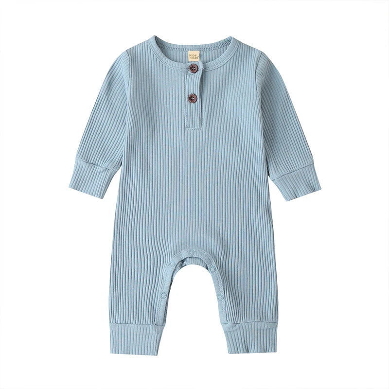 Baby Boys/Girls Long Sleeve Cotton Romper