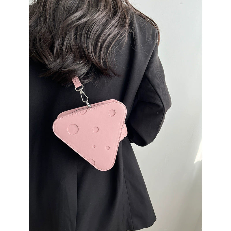 Original Hole Triangle Shaped Earphone Bag for Girls childrensterritory