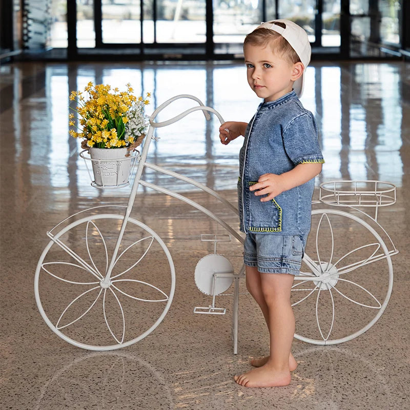 Baby/Kids Summer Denim Clothing Sets with Pockets childrensterritory