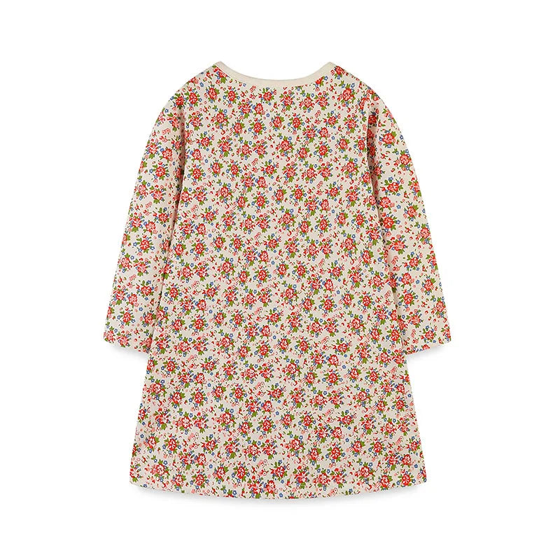 Kids Girls Christmas Deer Design New Year Party Dresses