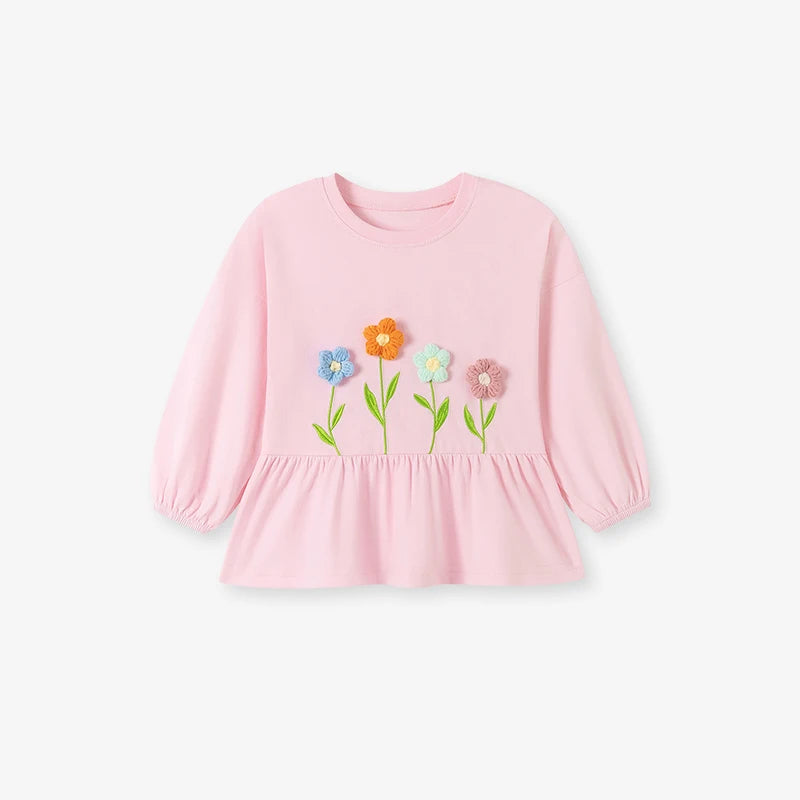 Kids Girls Cartoon Design Tops and Leggings Set