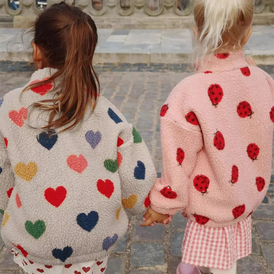 Colourful Cartoon Design Winter Outerwear For Kids childrensterritory