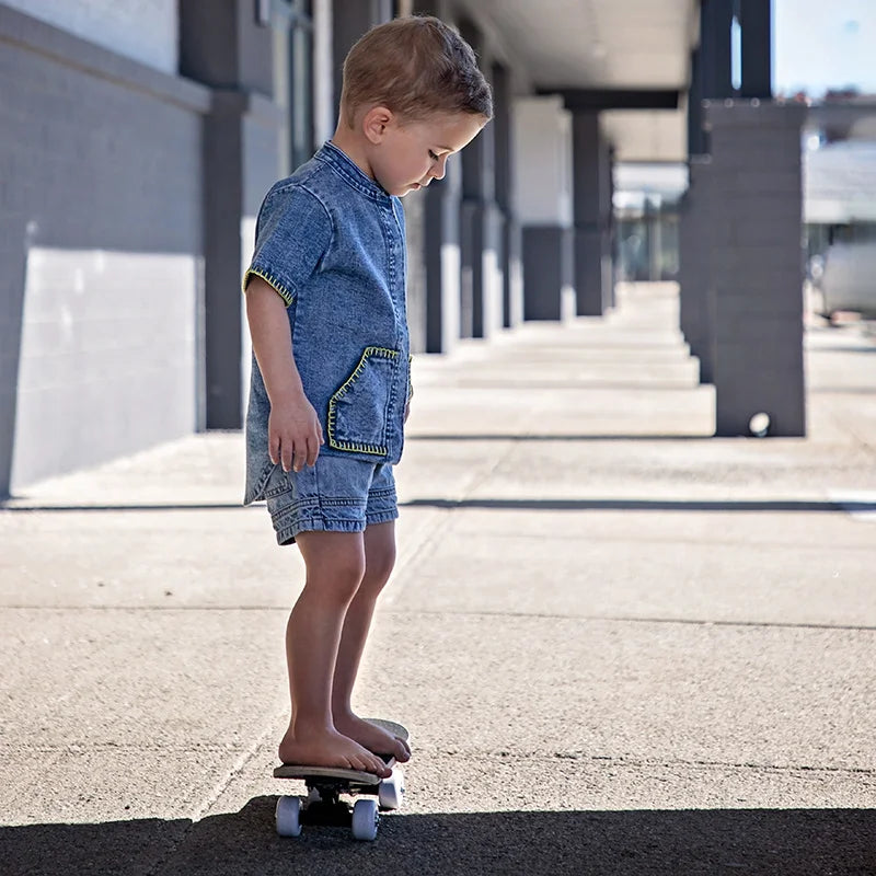 Baby/Kids Summer Denim Clothing Sets with Pockets childrensterritory