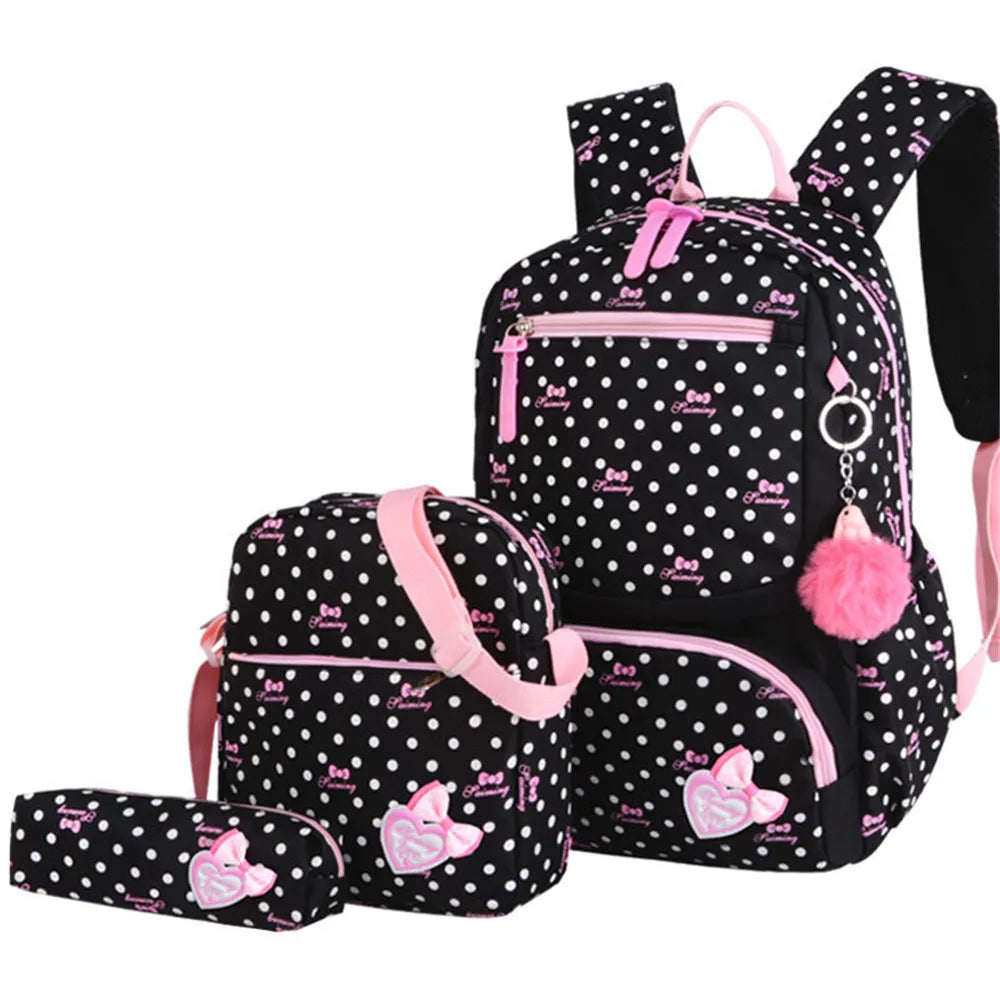 3pcs/set Lovely Print Fashion Backpacks for Children childrensterritory
