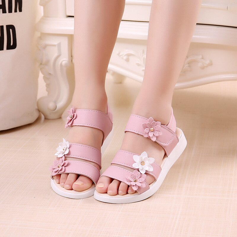 Kids Girls Floral Princess Gladiator Sandals/Beach Shoes childrensterritory