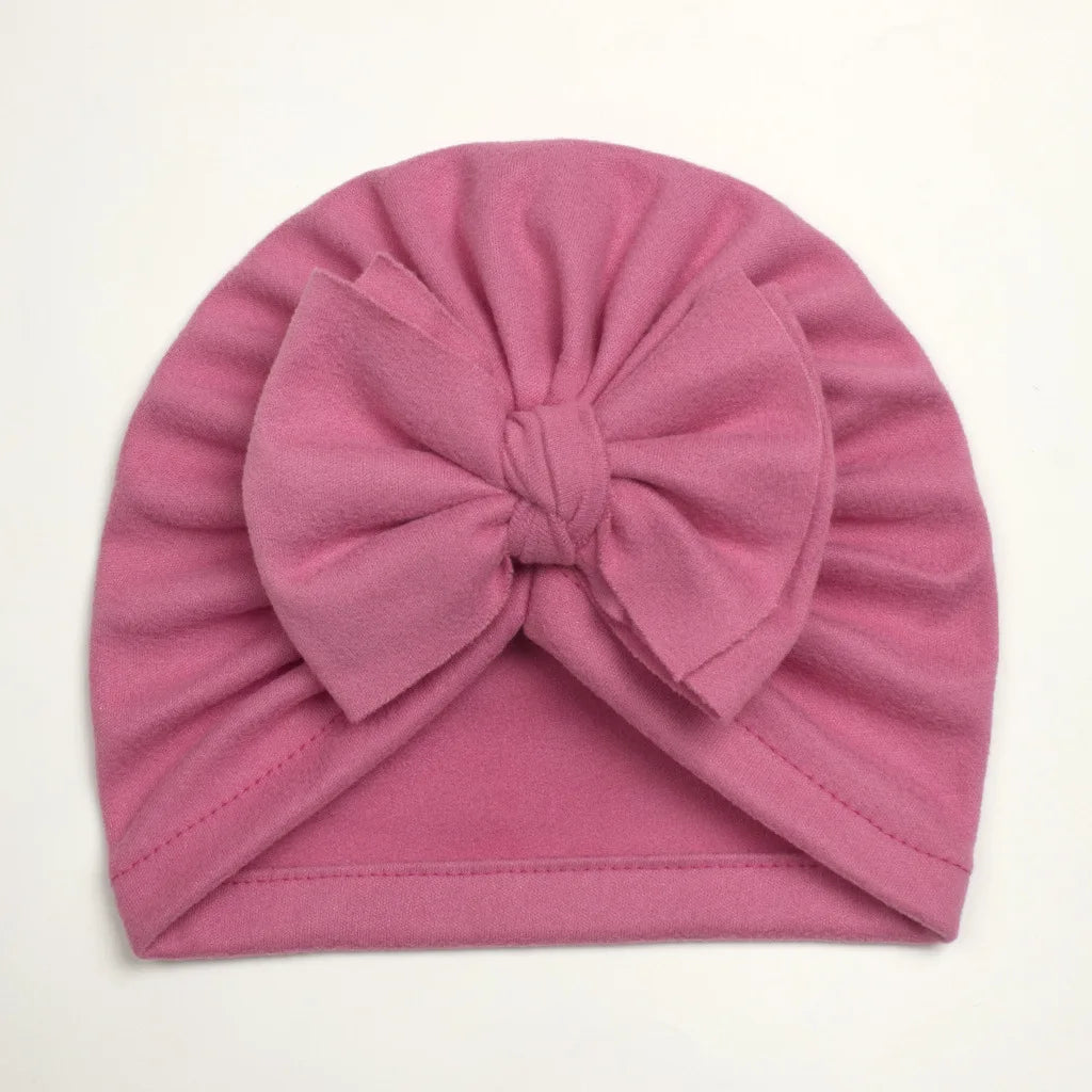 Baby Boys/Girls Bow Knotted Beanie/Photography Props