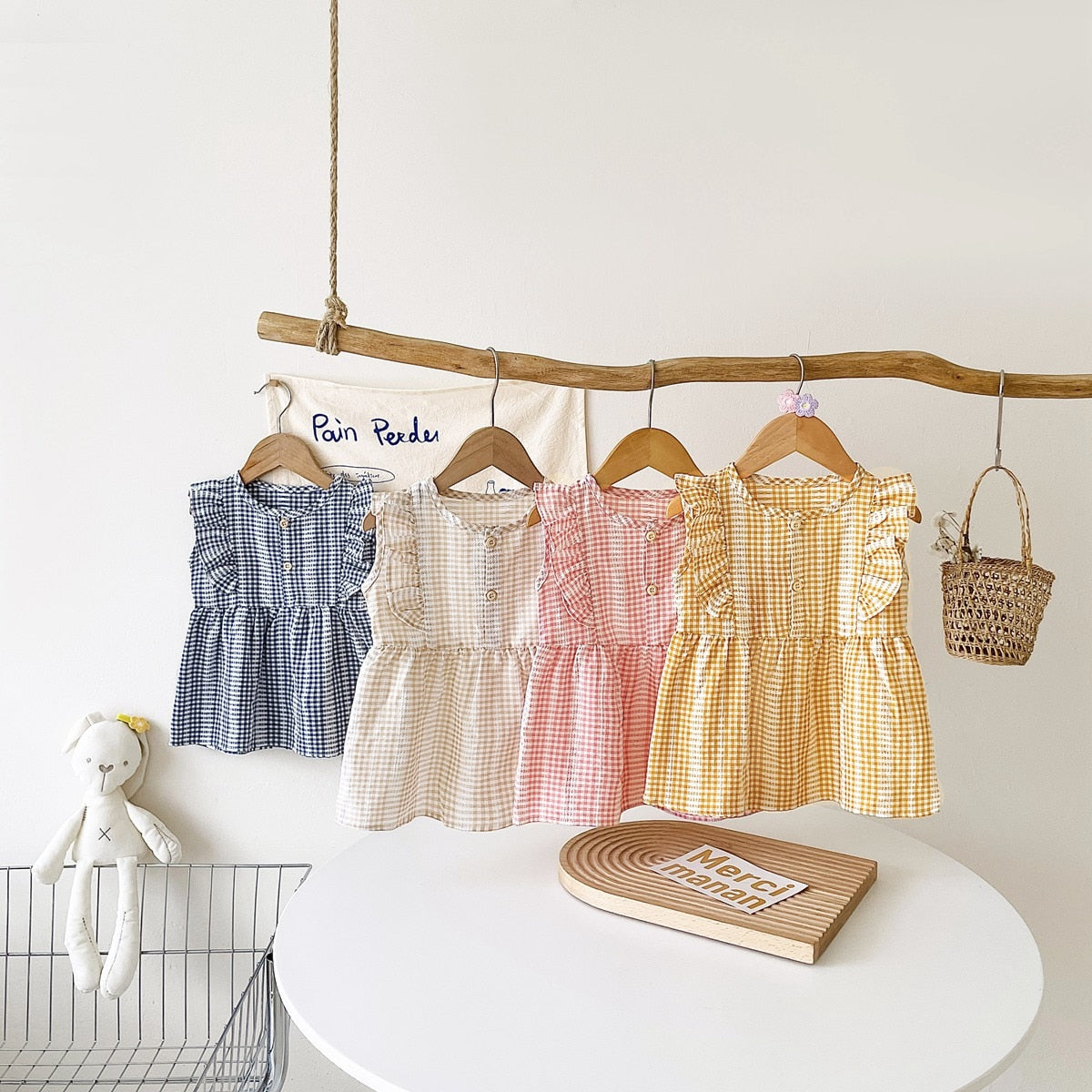 Korean Style Baby Girls Sleeveless Princess Dresses childrensterritory