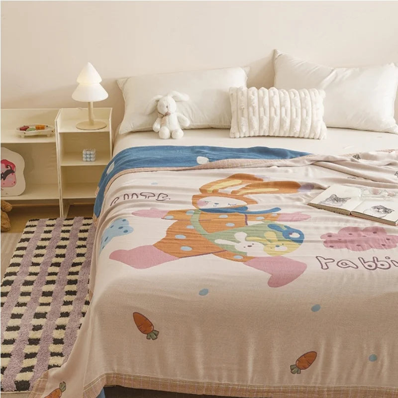 Kids’ Cartoon Print Soft Bedding Blanket childrensterritory