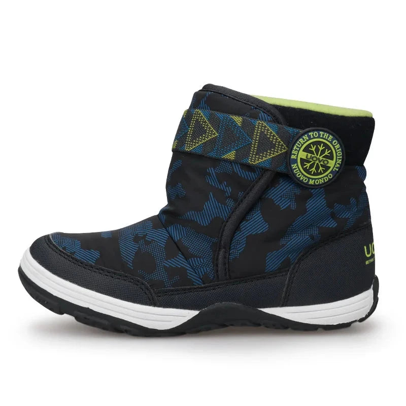 Boys And Girls Winter Long Shoes With Velvet Lining childrensterritory