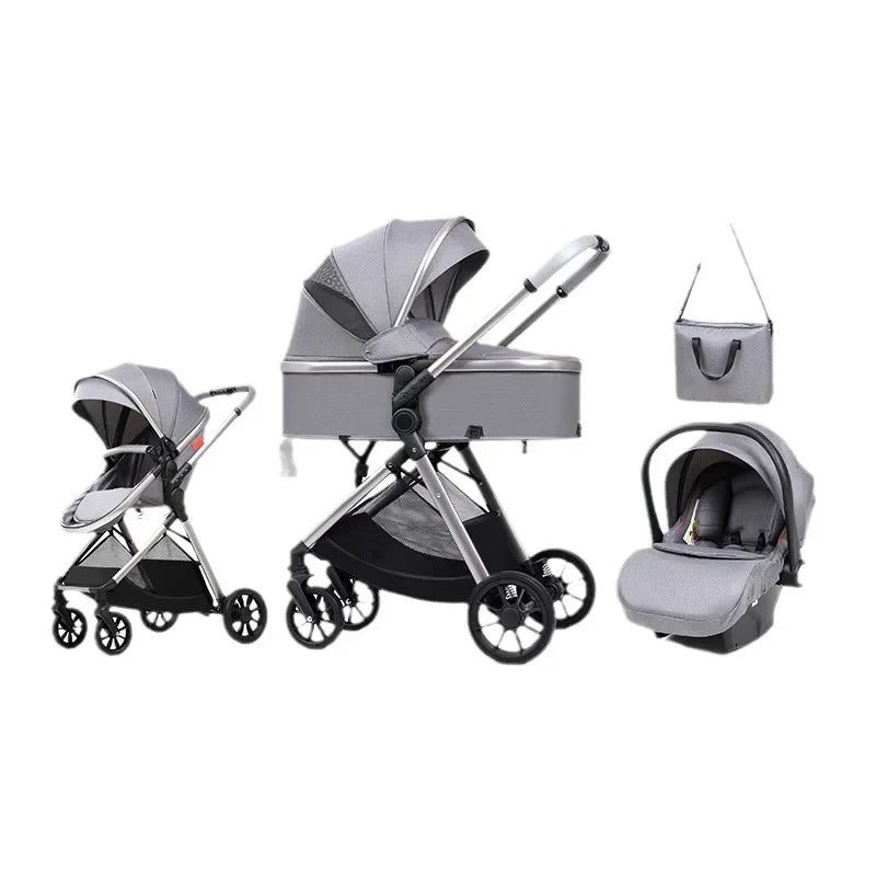 3-in-1 Multipurpose, Lightweight Infant Stroller with Car Seats childrensterritory