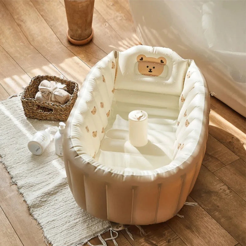 Inflatable and Portable Baby Swimming Bathtub
