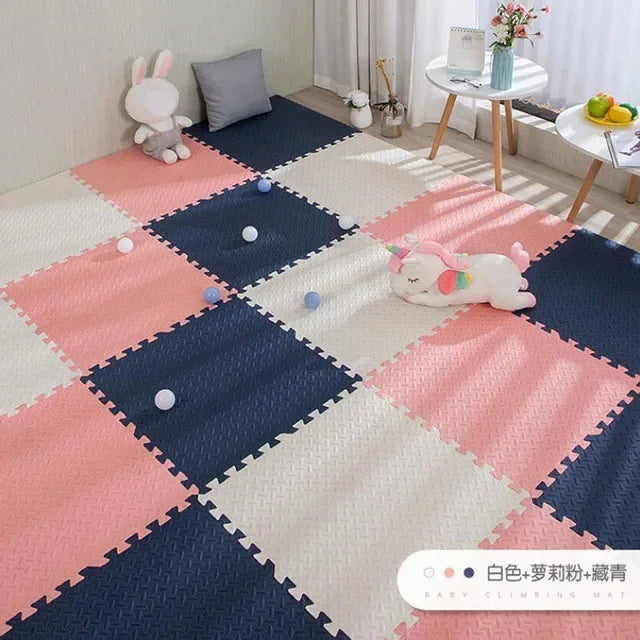 Soft Interlocking Puzzle Mat Play for Kids Room