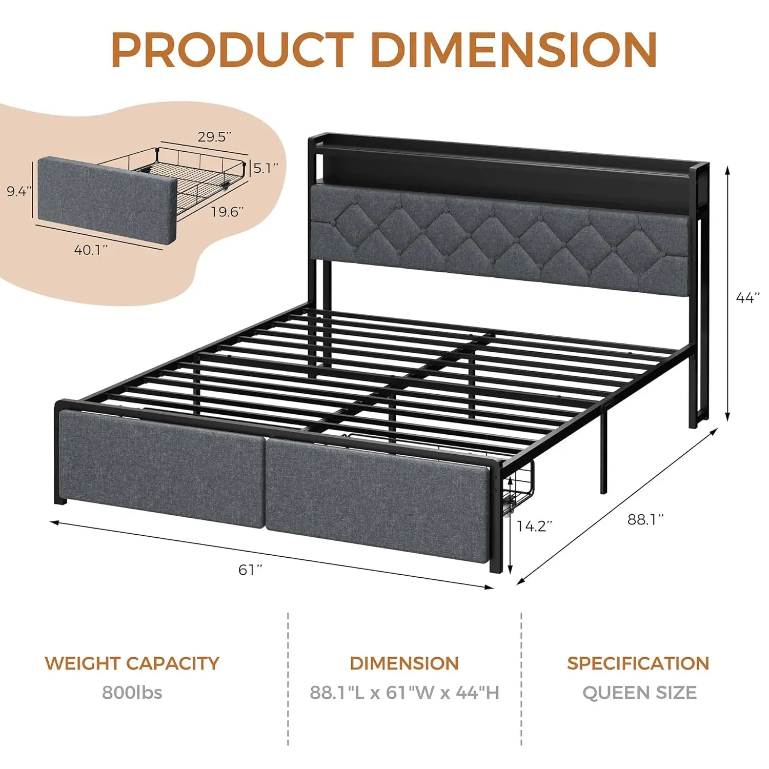 Luxury Kids Bed Frame with Premium Finish childrensterritory