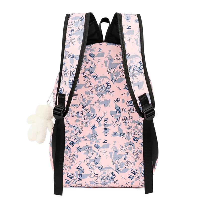 3pcs/set Lovely Print Fashion Backpacks for Children childrensterritory