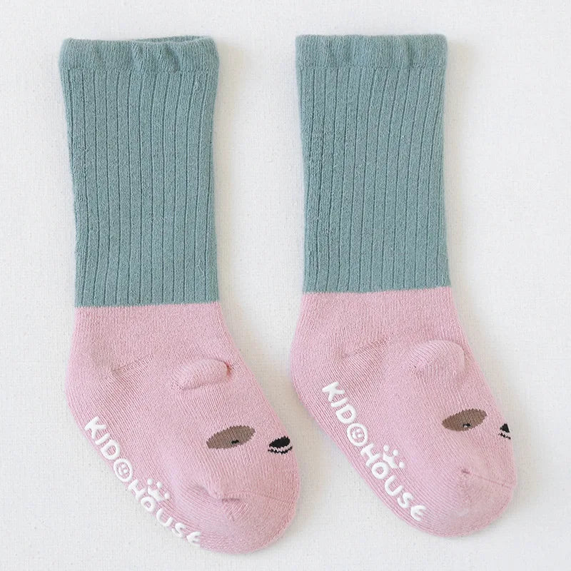 Baby Non-Slip Soft Cartoon Design Winter Socks