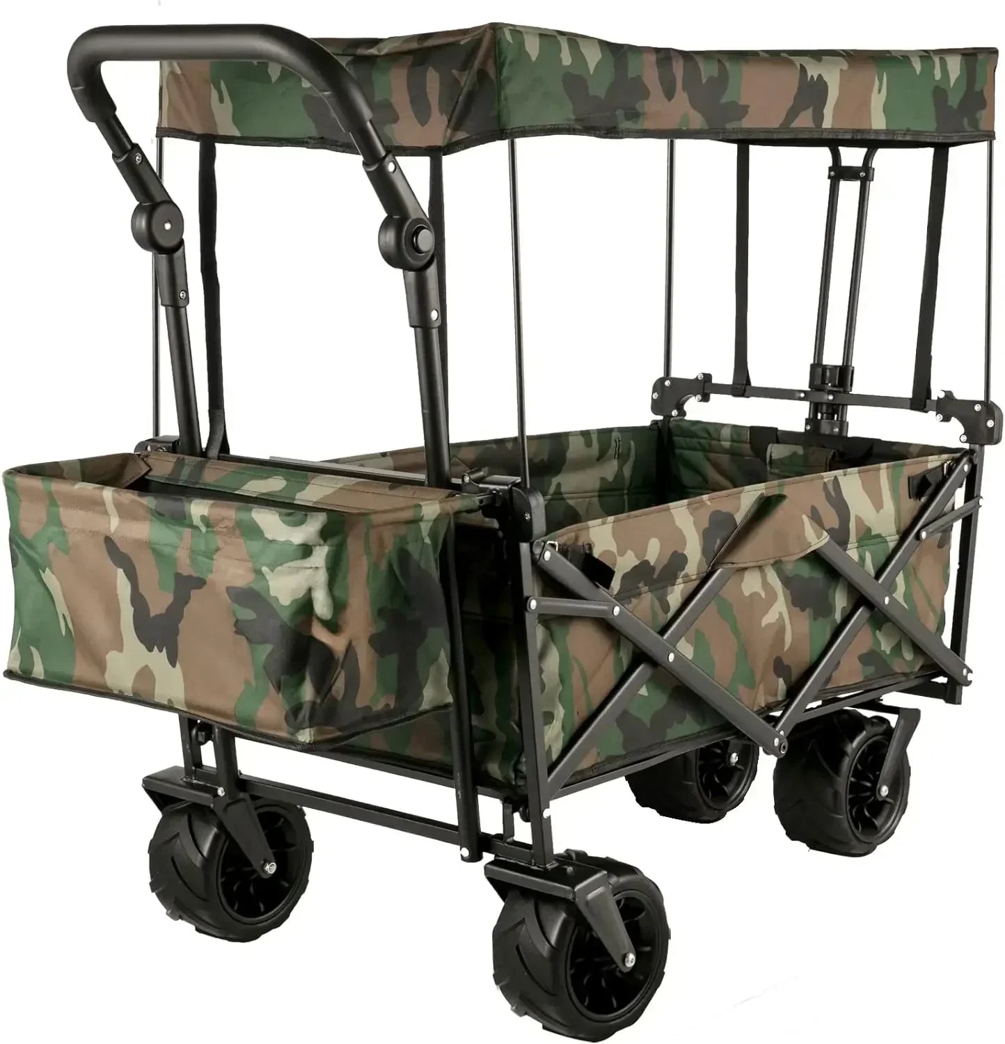 Collapsible Wagon Carts with Removable Canopy