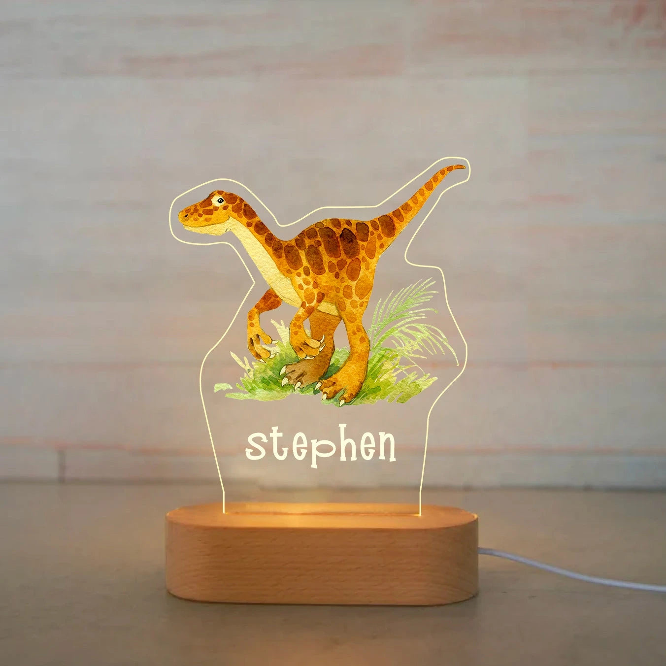 Personalized Cartoon Animal Design Night Light for Kids Room childrensterritory