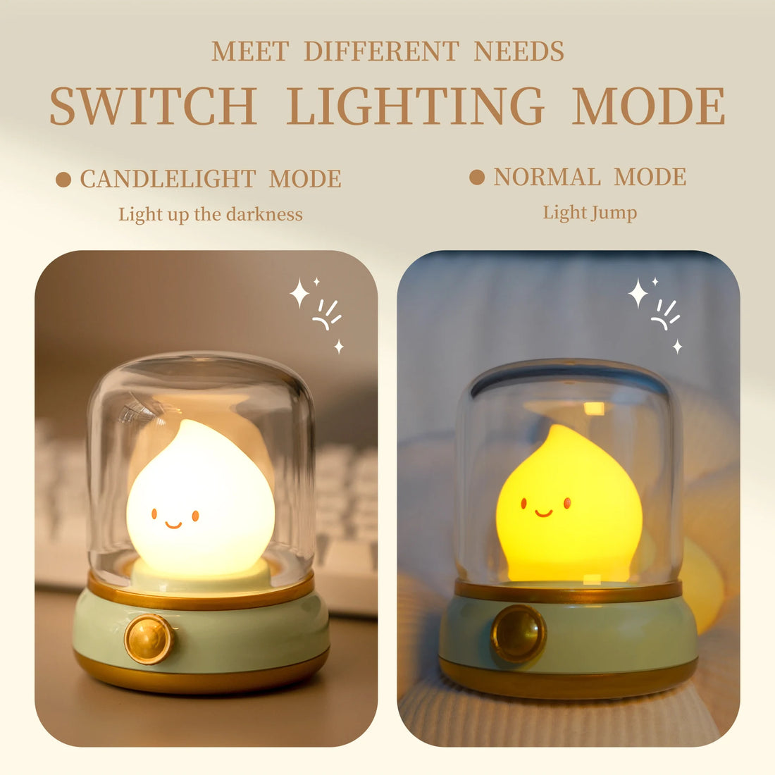 Mini Rechargeable Cartoon Table Lamp For Home/Hotel childrensterritory