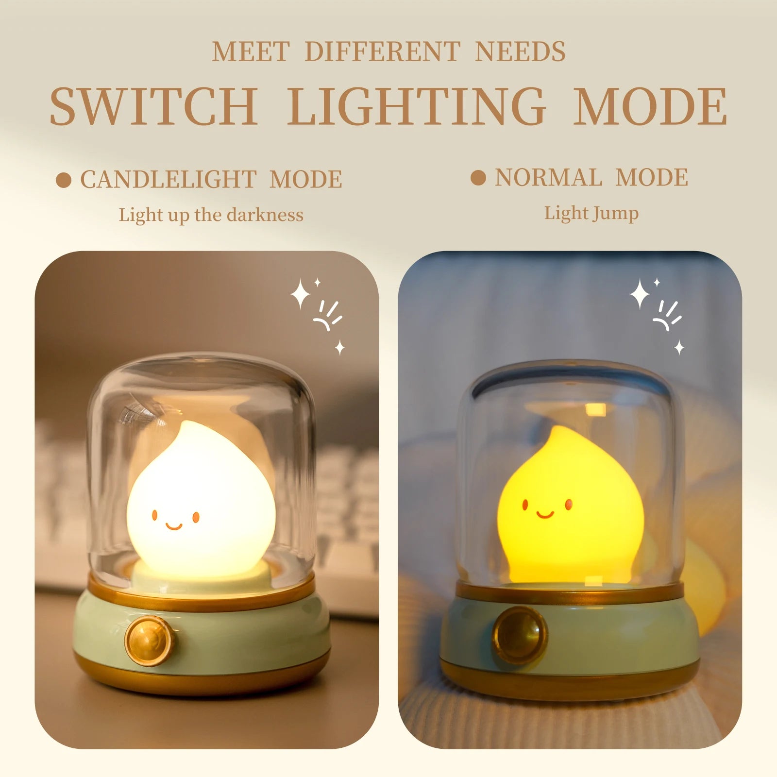 Mini Rechargeable Cartoon Table Lamp For Home/Hotel childrensterritory