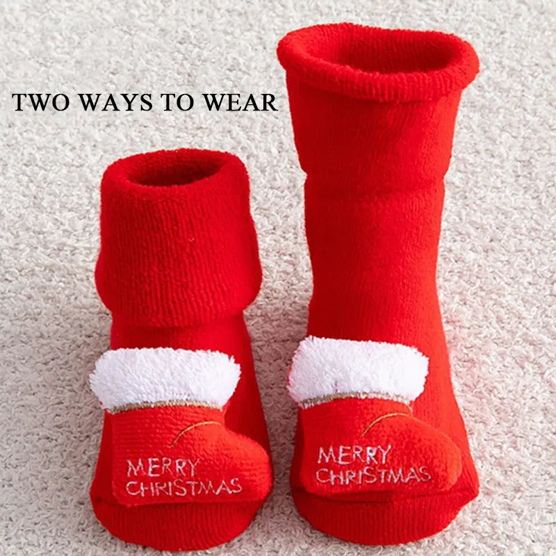 Baby Non-slip Printed Soft Christmas Socks childrensterritory