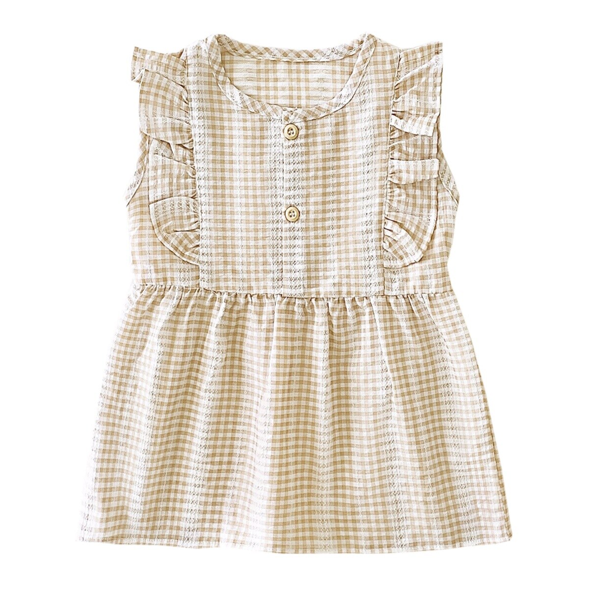 Korean Style Baby Girls Sleeveless Princess Dresses childrensterritory