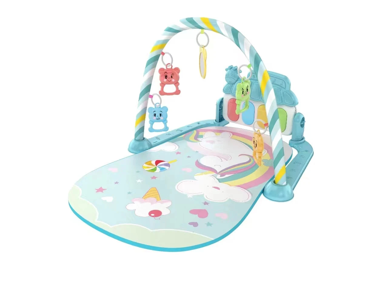 Baby Cartoon Design Musical Piano Crawling Pad childrensterritory