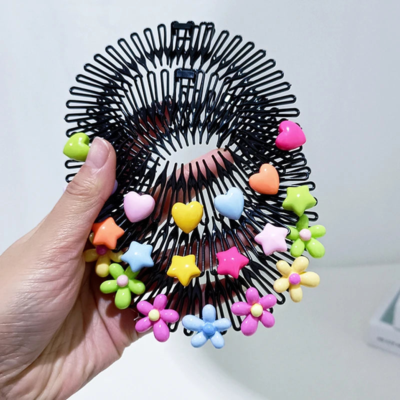 Cute 3Pcs Colorful Broken Headband Hair Clips for Girls childrensterritory