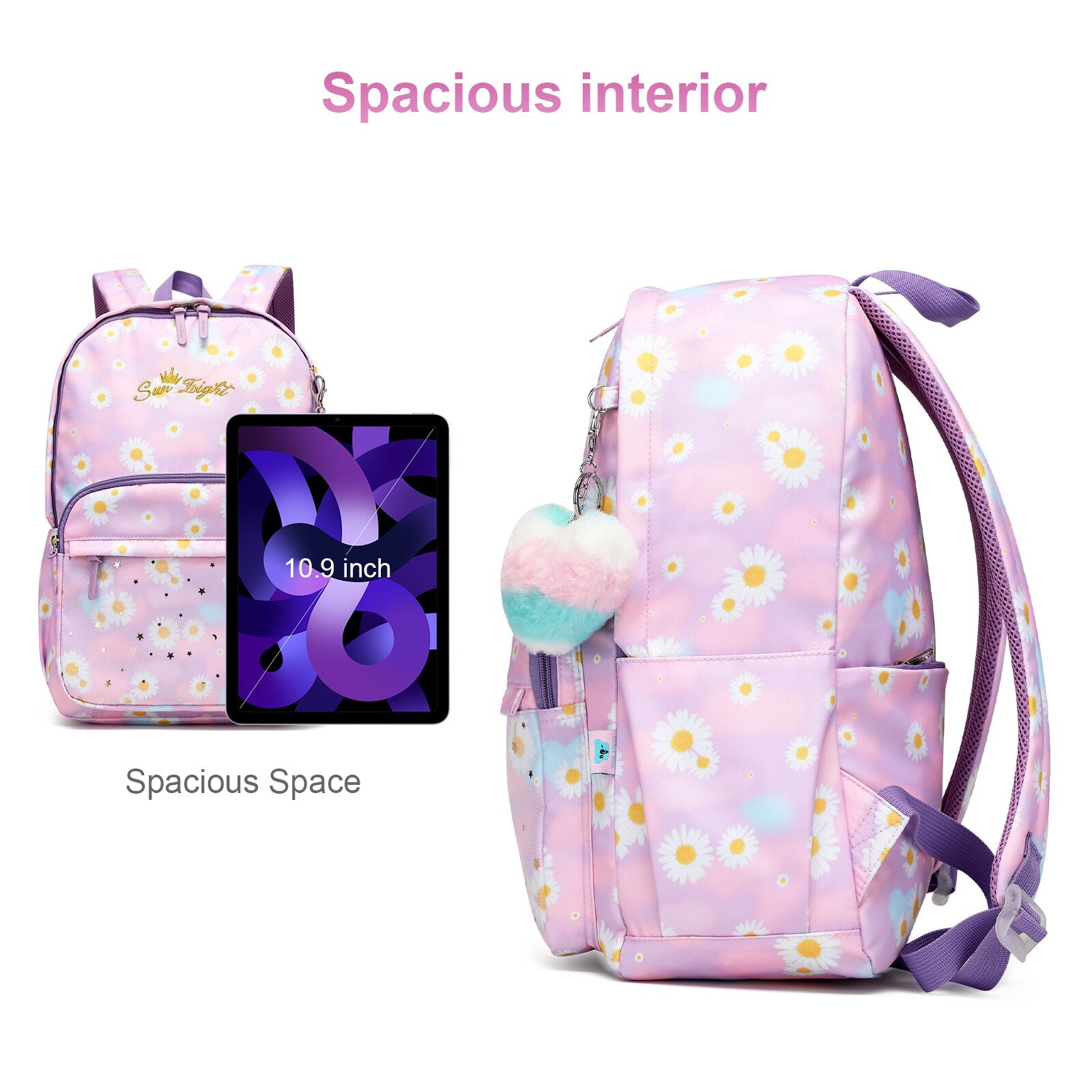 Multi-Pocket Gradual Kids Unisex Waterproof Backpack childrensterritory