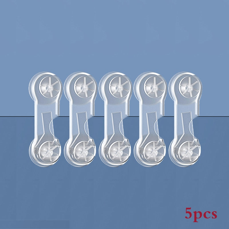 Anti-opening 3/5 Pieces Baby Cabinet Locks Protection Buckle childrensterritory