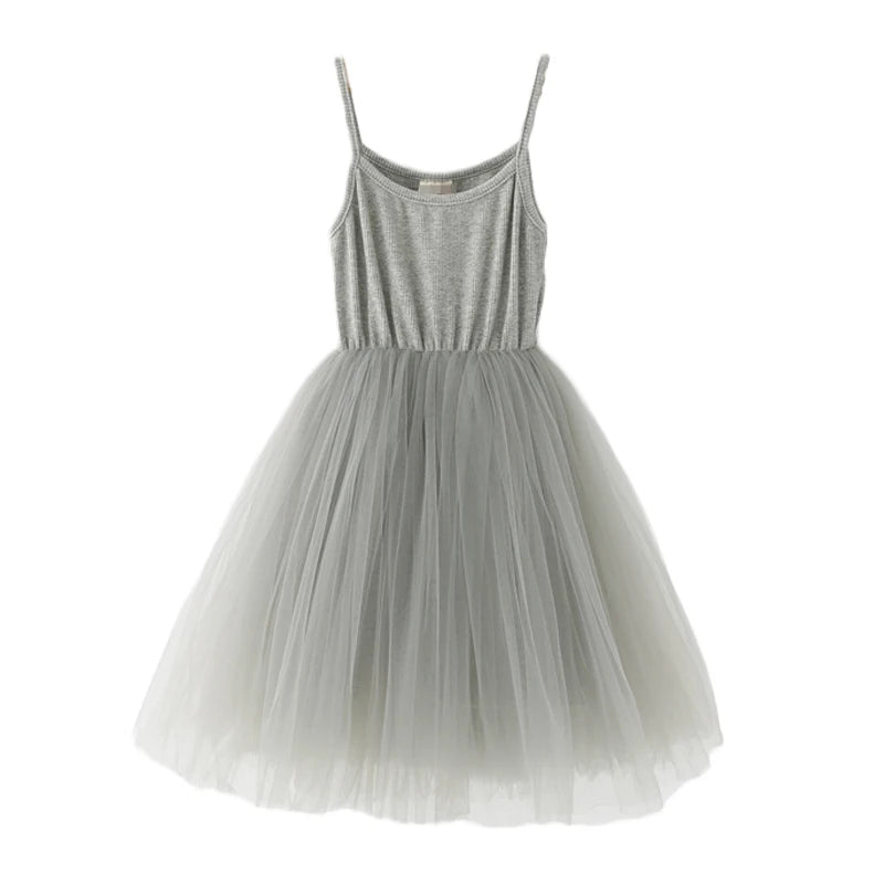 Sleeveless Puffy Cotton Tutu Dress For Baby Girls childrensterritory