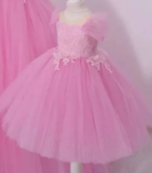 Mommy and Me Long Princess Birthday Party Gowns