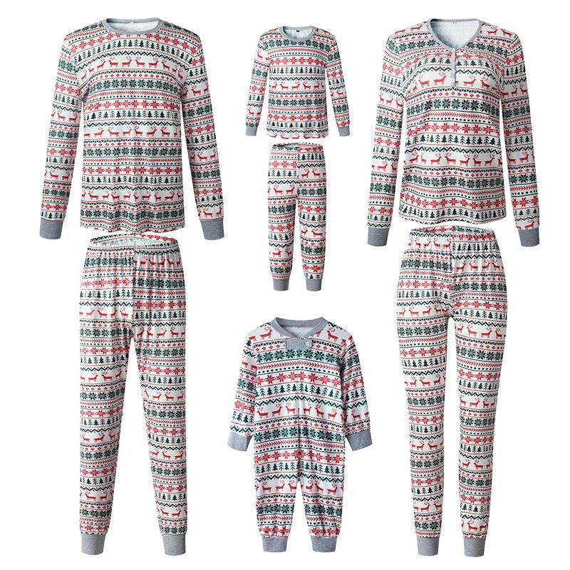 Printed Matching Christmas Sleepwear for Kids/Adults childrensterritory