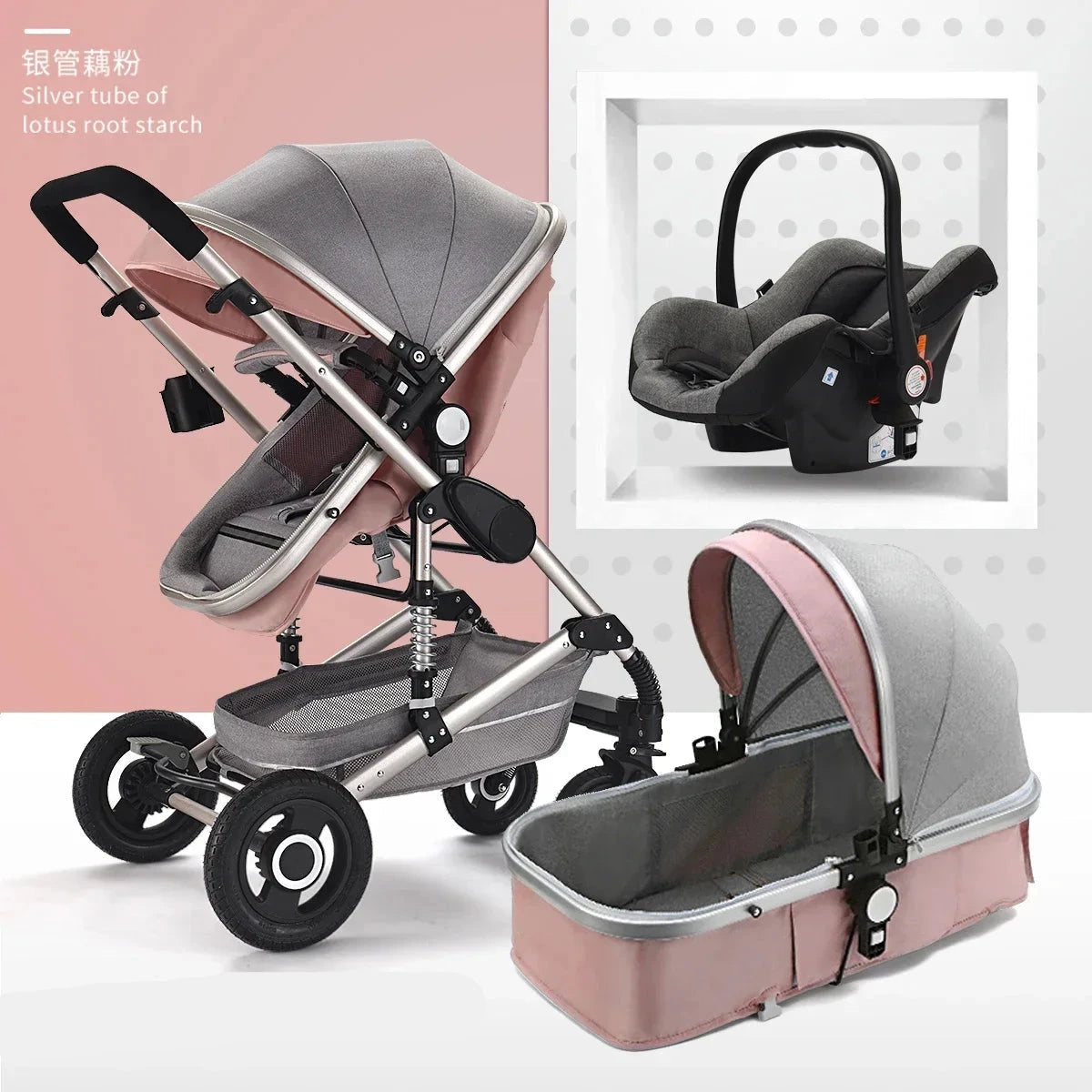 Luxurious Multipurpose High Landscape Infant Pushchair childrensterritory