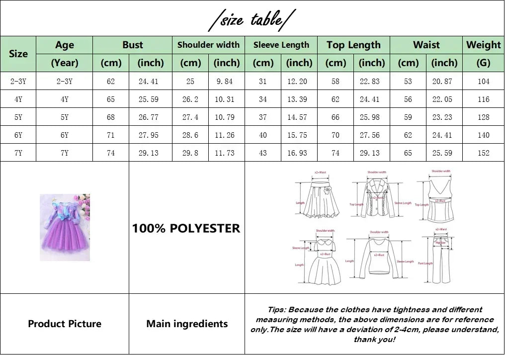 Kids Girls Christmas Style Long Sleeve Party Dresses