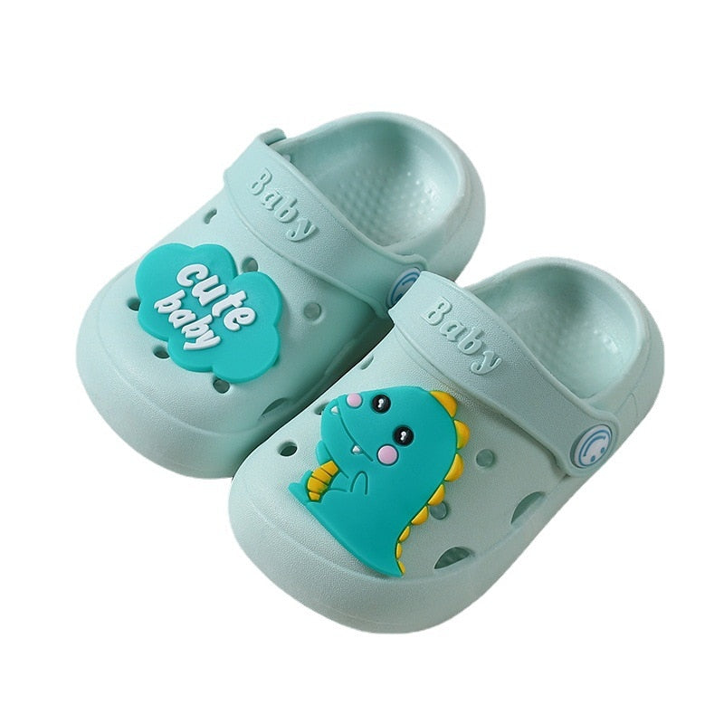 Breathable, Cute Cartoon Slip-On Mules for Little Boys and Girls childrensterritory