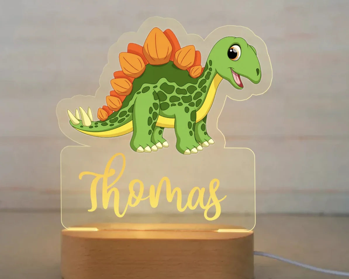Personalized Cartoon Animal Design Night Light for Kids Room childrensterritory