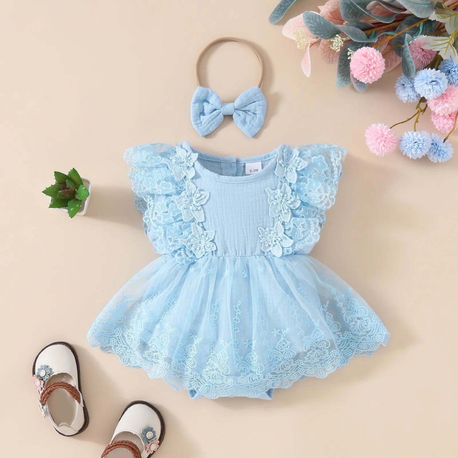 Baby Girls Soft Comfortable Summer Romper Dresses