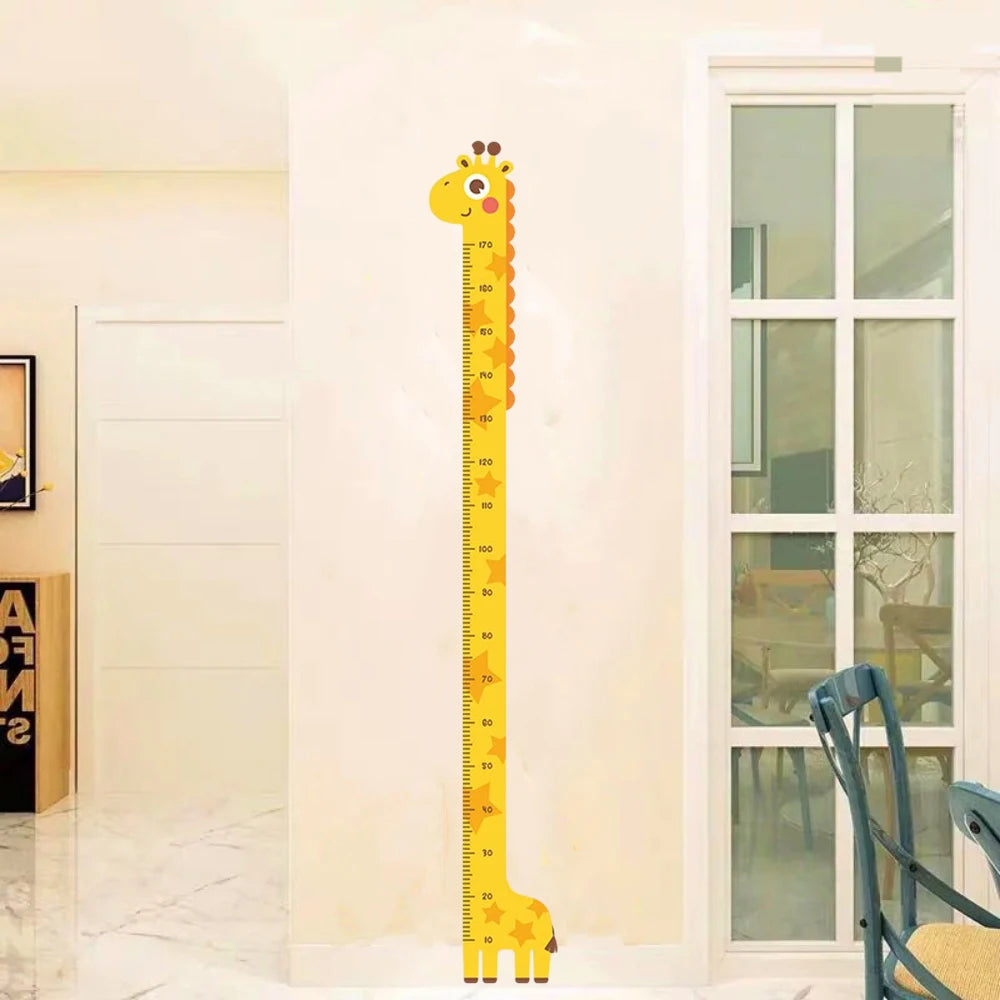 Kids Cute Cartoon Design Height Measuring Wall Ruler childrensterritory