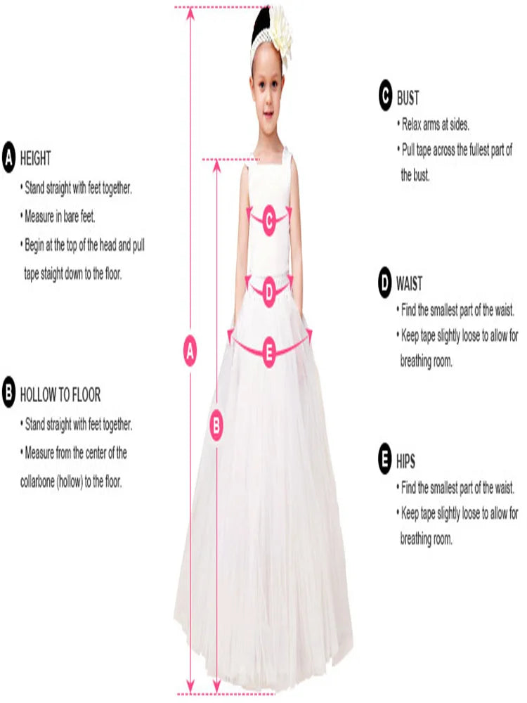 Lace Embroidery with Big Bow: Mother-Daughter Party Dresses