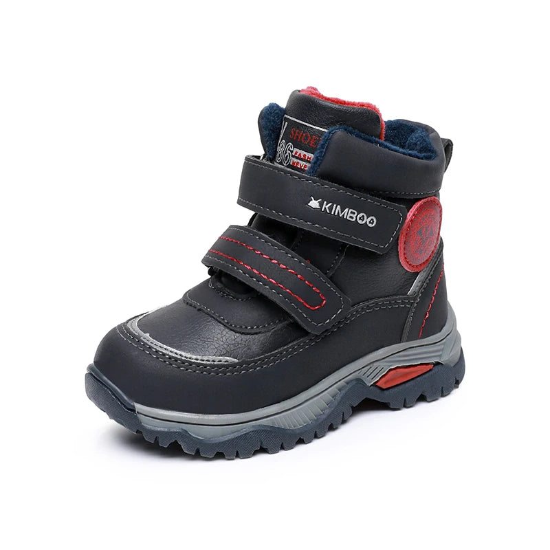 Boys Waterproof Thickened Cotton Soft Outdoor Warm Boots childrensterritory