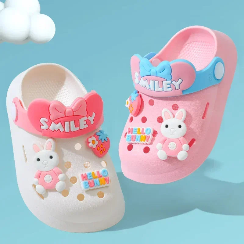 Non-Slip Soft Bottom Summer Cartoon Slippers For Baby