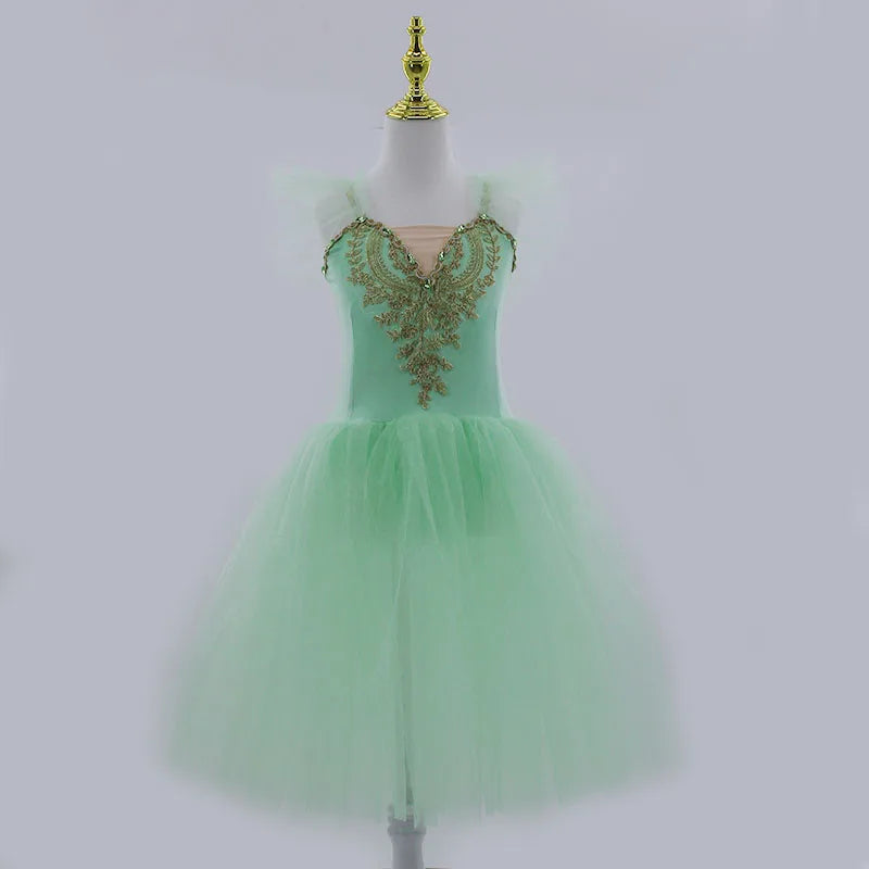 Professional Swan Lake Long Ballet Dresses for Girls childrensterritory