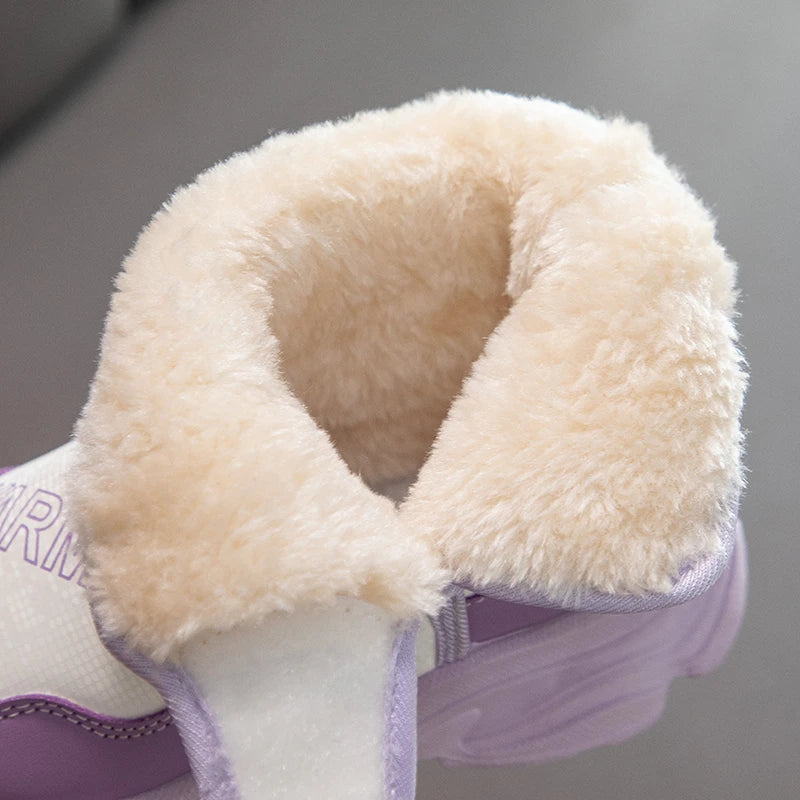 Elegant Waterproof Kids Girls Warm Snow Boots