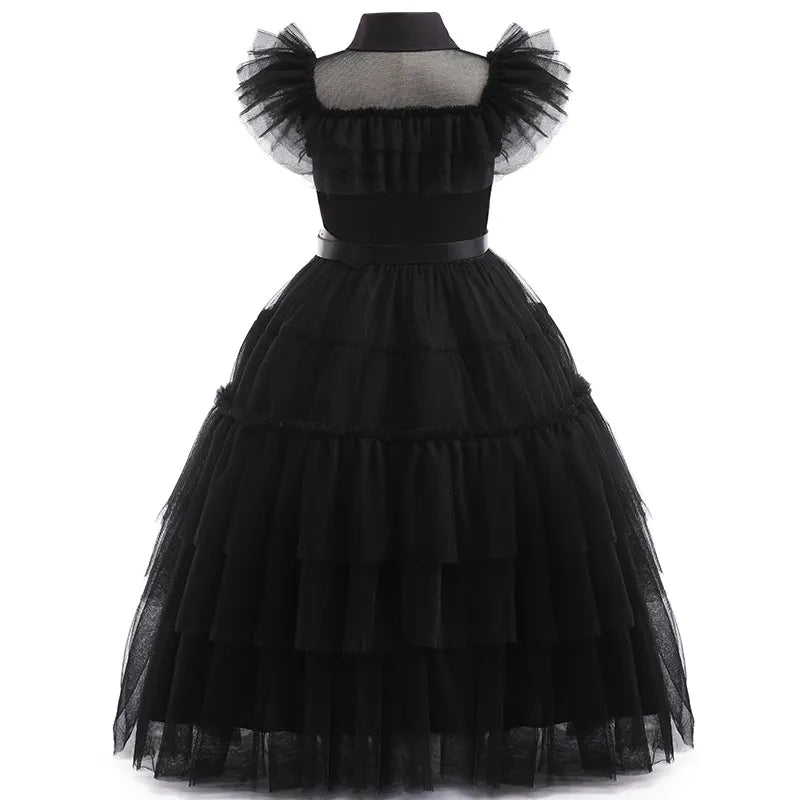 Wednesday Addams Kids Easter Halloween Party Costumes childrensterritory